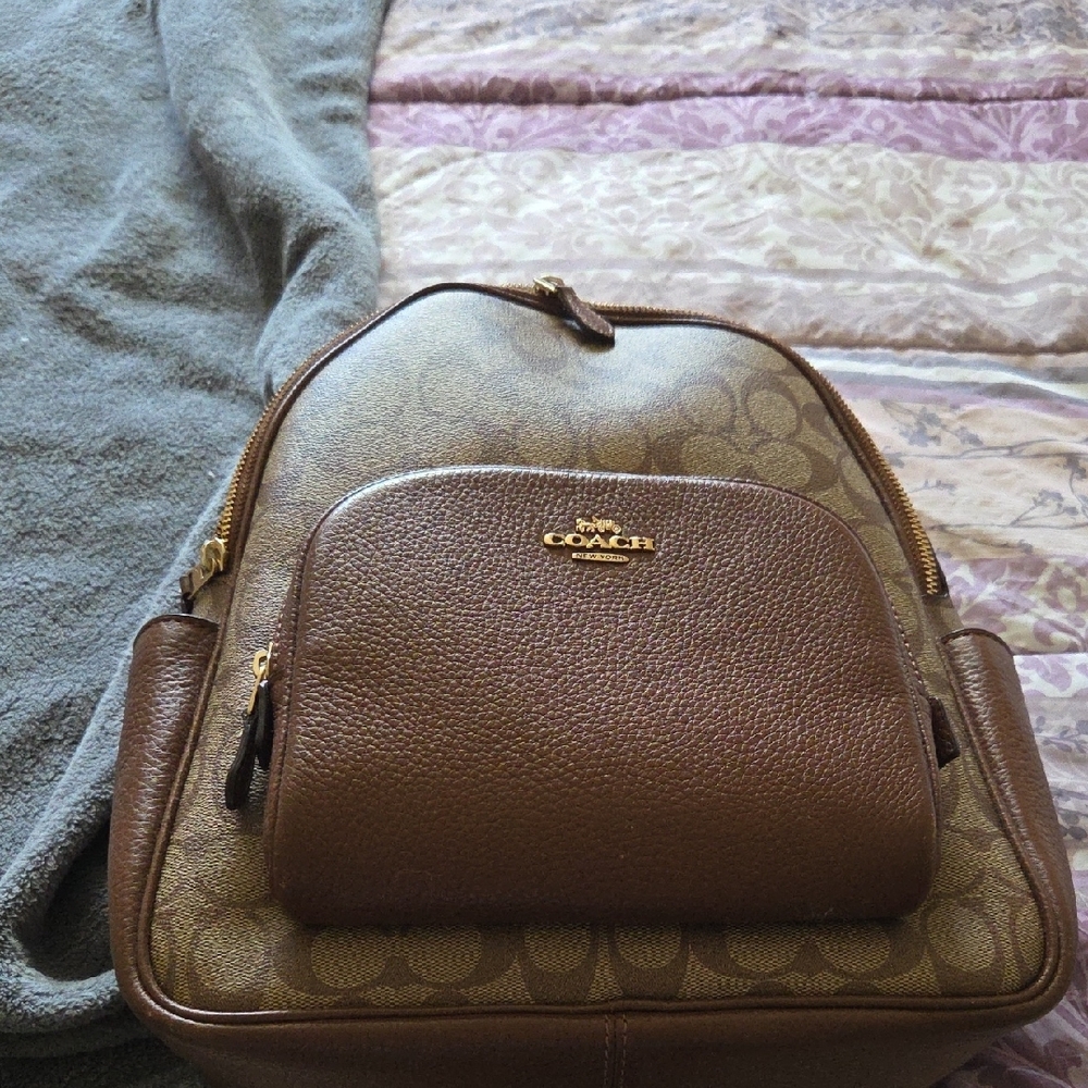 Coach Brown women's Backpack